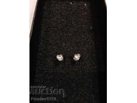 Cercei cu Moissanite Inimă 0.6ct