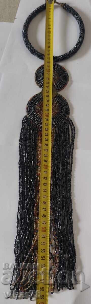 Auction  beaded pendant necklace