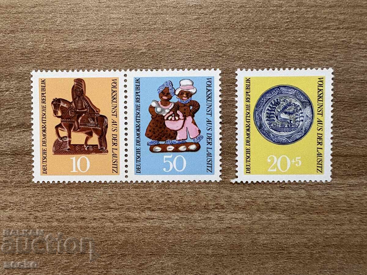 GDR - Folk Art from Lusatia (1970) MNH