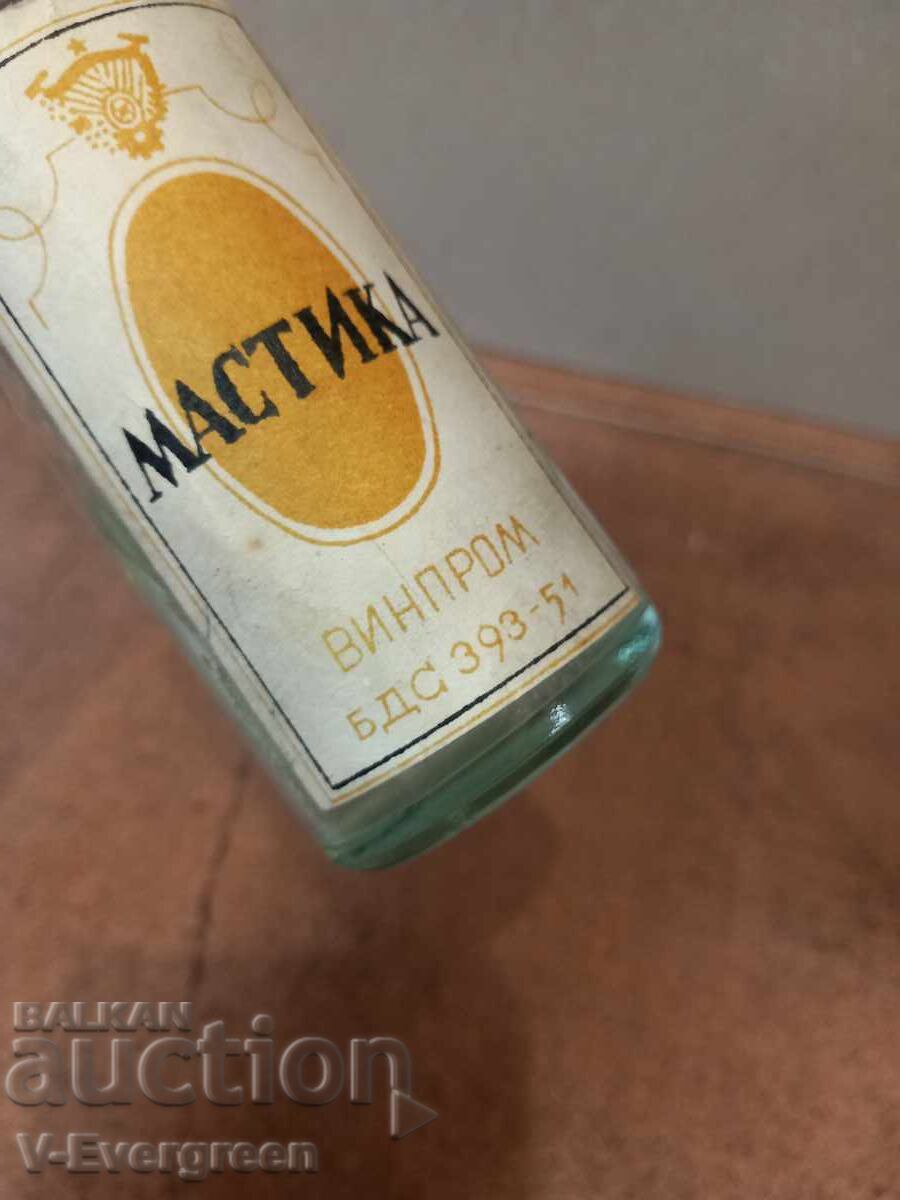 1950s Collectible Mastika miniature bottle - 5