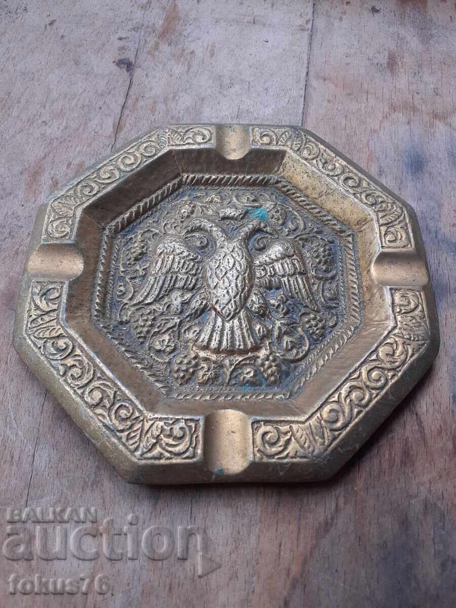 Cenușier bronz vultur bicefal cu preț € 28.00 | 54.76 BGN