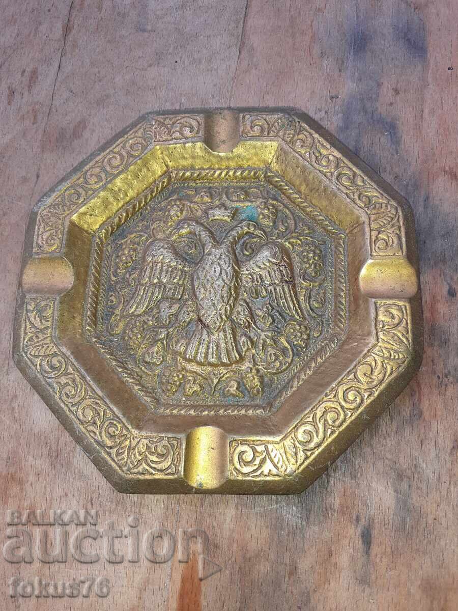 Livrarea Cenușier bronz vultur bicefal