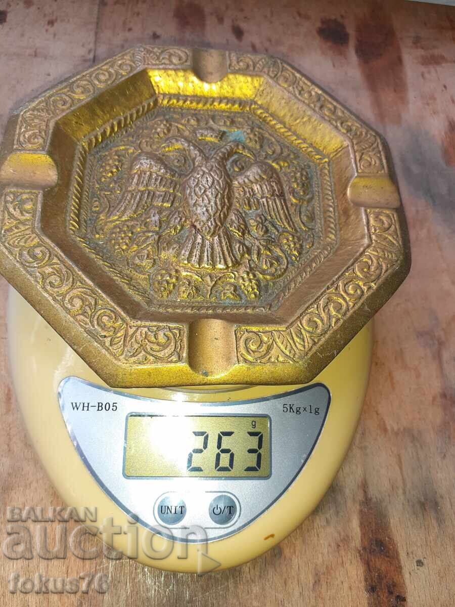 Cenușier bronz vultur bicefal - 5