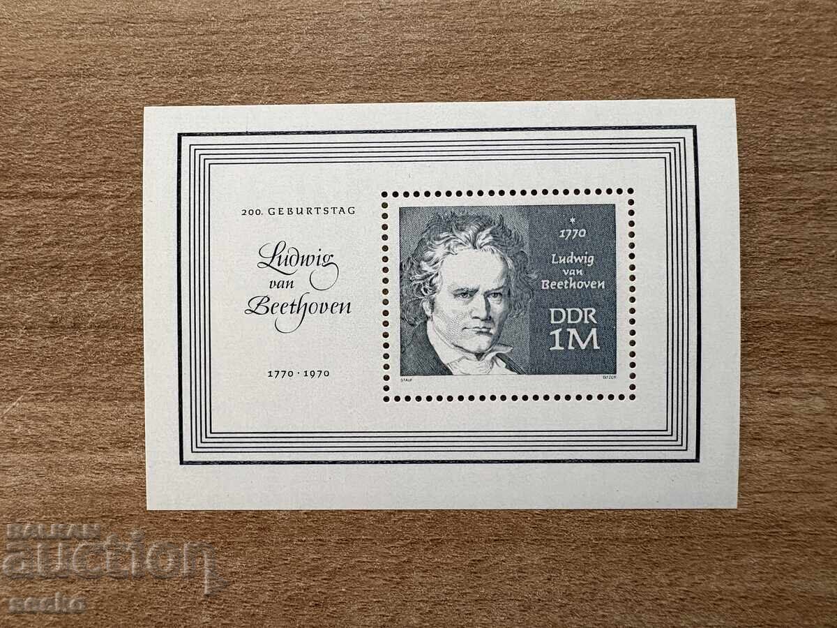 RDG - 200 de ani de la nașterea lui Ludwig van Beethoven (1970) MNH