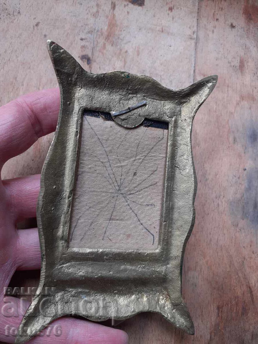 Carnet vechi pentru notițe bronz email vultur bicefal - 5