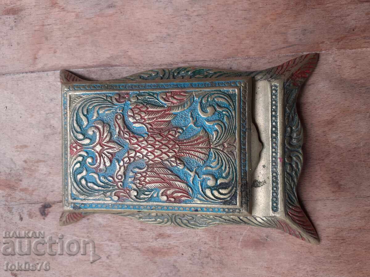 Carnet vechi pentru notițe bronz email vultur bicefal