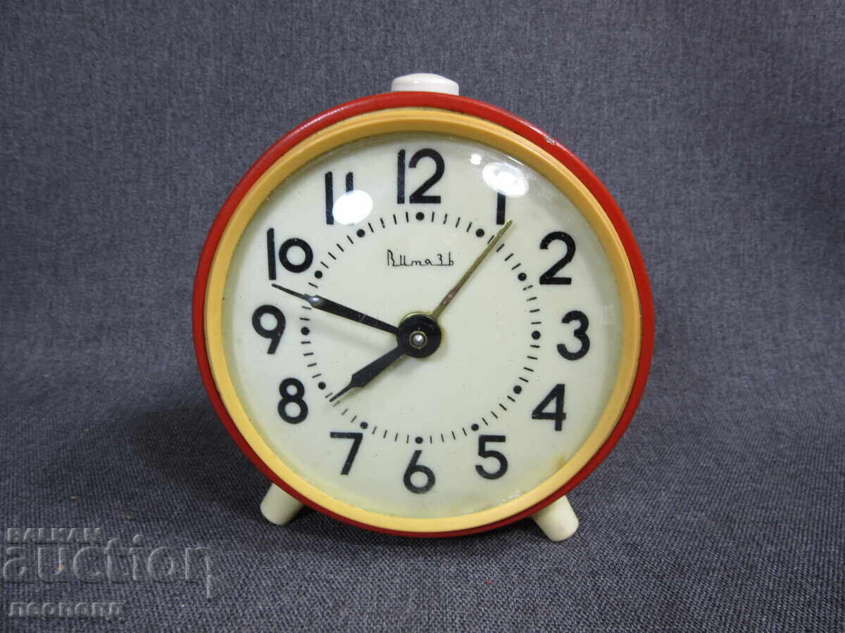 BZTs STAR RETRO SOCIALIST USSR MECHANICAL WATCH ALARM CLOCK VITYAZ