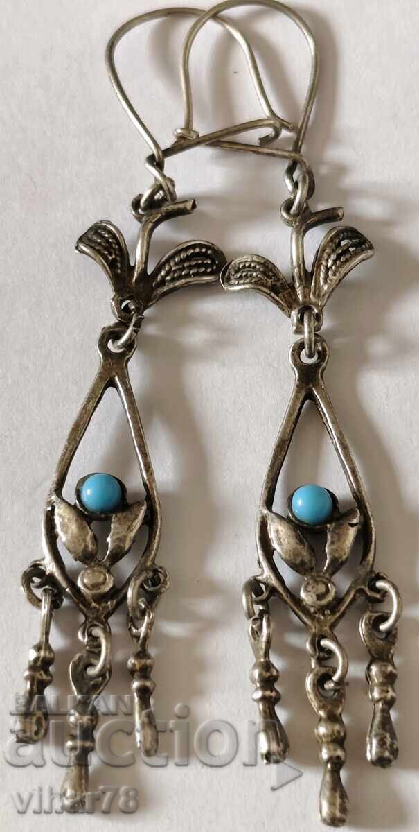 Δημοπρασία ασημένια σκουλαρίκια