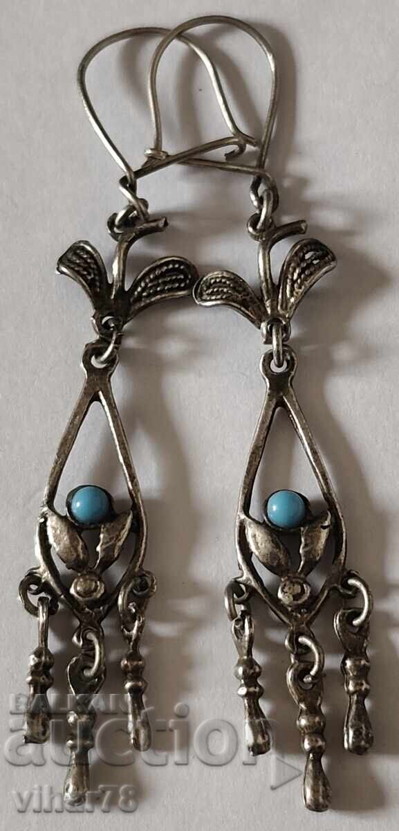 ασημένια σκουλαρίκια