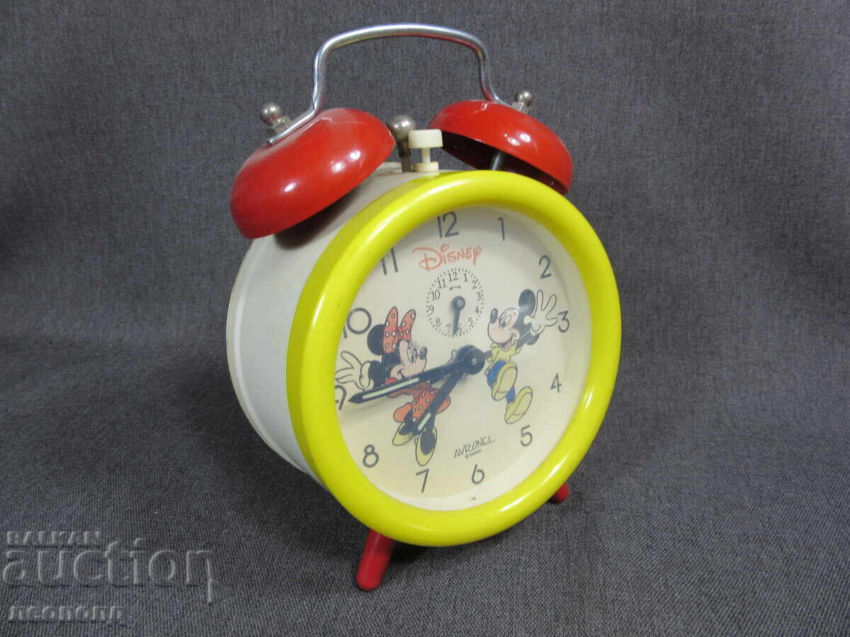 Auction  BZC STAR RETRO MECHANICAL ALARM CLOCK AVRONEL DISNEY