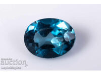 Топаз Лондонско синьо 0.43ct 5x4mm овална шлифовка