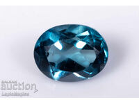 Топаз Лондонско синьо 0.44ct 5x4mm овална шлифовка