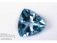 Небесносин топаз 2.95ct, 9mm трилион шлифовка