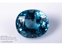 Топаз Лондонско синьо 7x5mm 1.44ct овална шлифовка