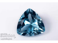 Topaz bleu cer 2.96ct 9mm tăietură trilion