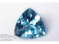Γαλάζιο τοπάζι 2.85ct 9mm κοπής τριγώνου