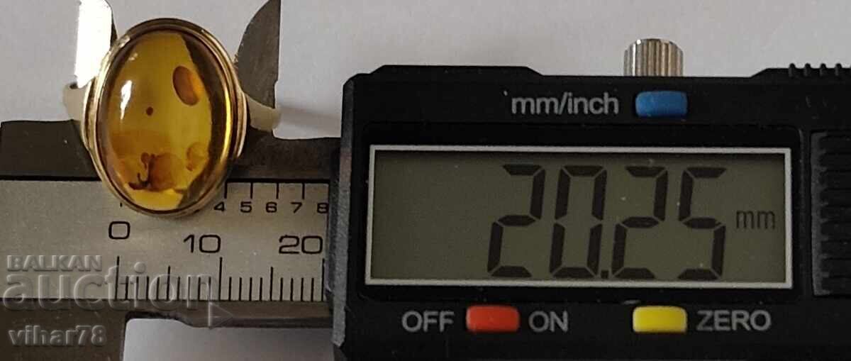 Παράδοση ΧΡΥΣΟ ΔΑΧΤΥΛΙΔΙ 8 ΚΑΡΑΤΙΩΝ ΜΕ ΚΕΧΡΙΜΠΑΡΙ