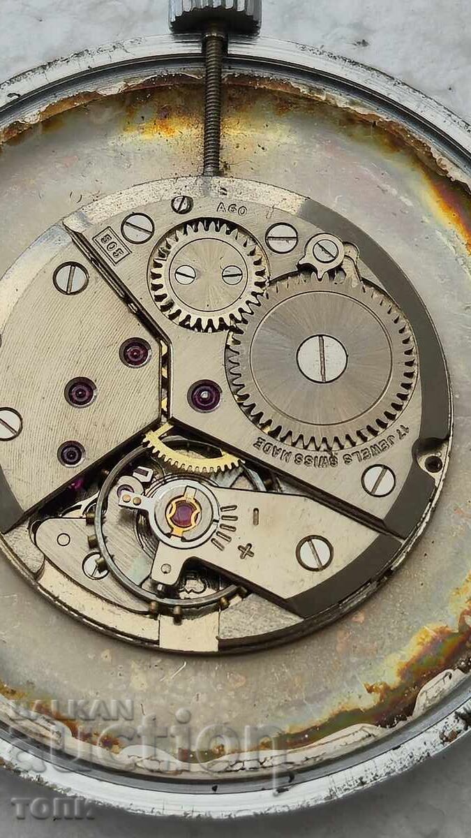 EVERITE SWISS MADE MILITARY CAL 505 ΣΠΑΝΙΟ ΣΕ ΛΕΙΤΟΥΡΓΙΑ ΧΩΡΙΣ ΤΙΜΗ ΕΠΙΦΥΛΑΞΗΣ !!!! - 6