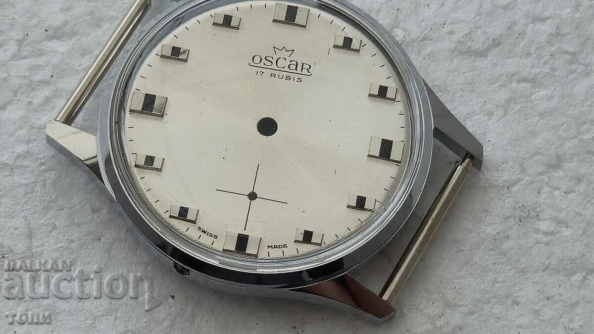 OSCAR SWISS MADE RARE WITHOUT MOVEMENT NO RESERVE PRICE !!! with price € 0.01 | 0.02 BGN