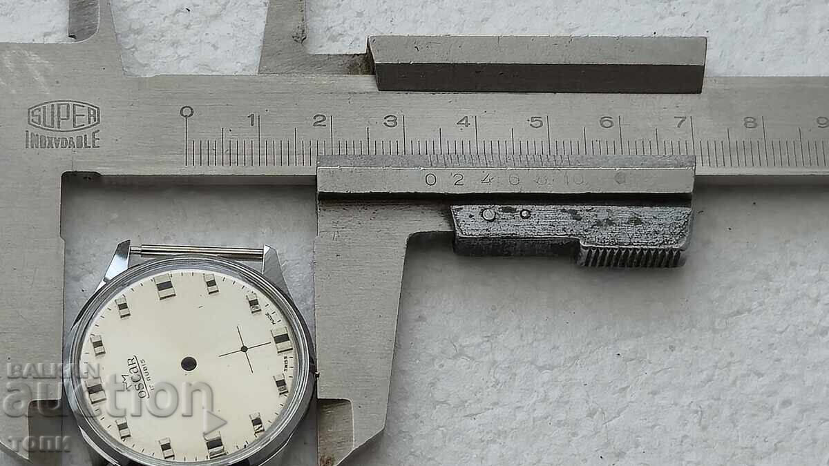 Delivery of OSCAR SWISS MADE RARE WITHOUT MOVEMENT NO RESERVE PRICE !!!