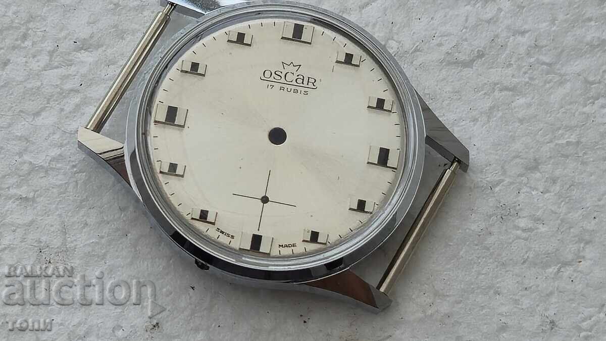 OSCAR SWISS MADE RARE WITHOUT MOVEMENT NO RESERVE PRICE !!!