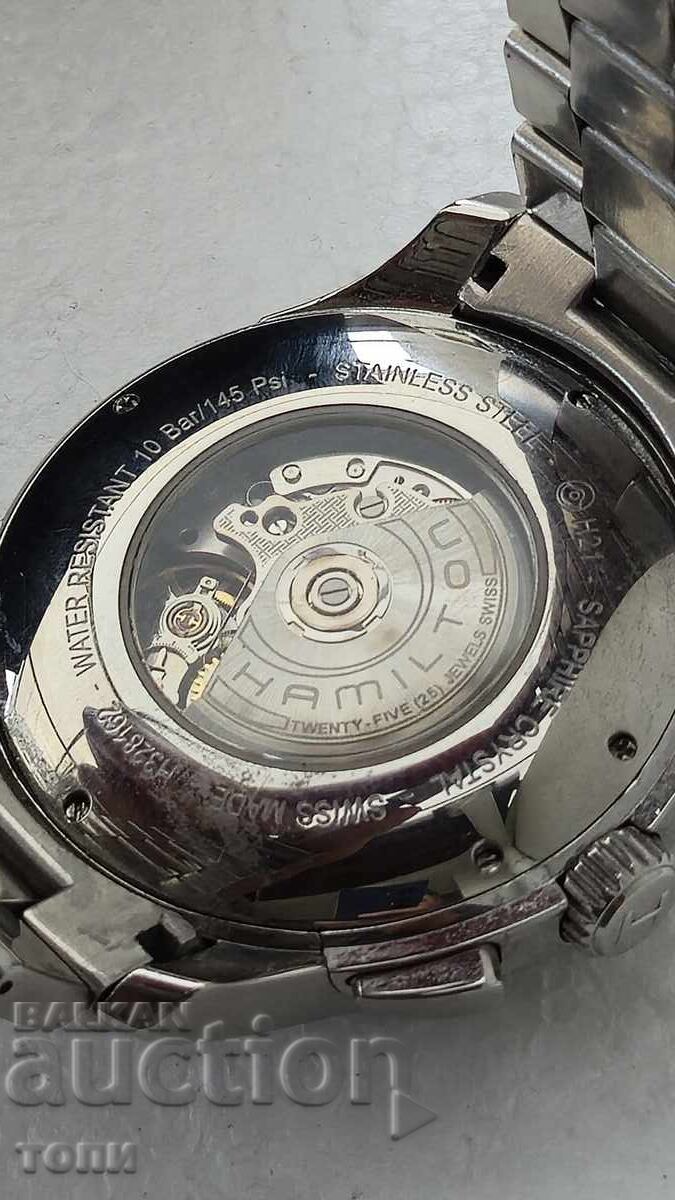 HAMILTON AUTOMATIC CHRONOGRAPH SWISS MADE РЯДЪК РАБОТИ БЗЦ - 7
