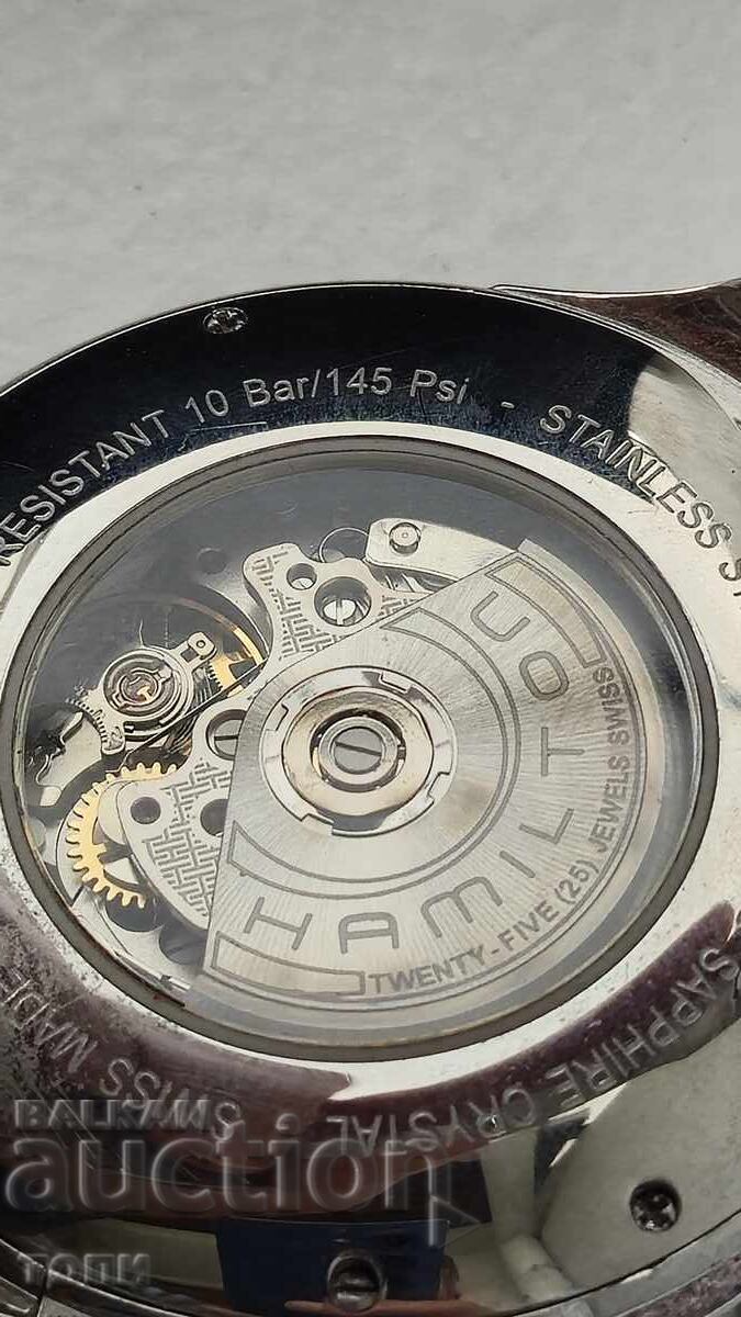 HAMILTON AUTOMATIC CHRONOGRAPH SWISS MADE РЯДЪК РАБОТИ БЗЦ - 9