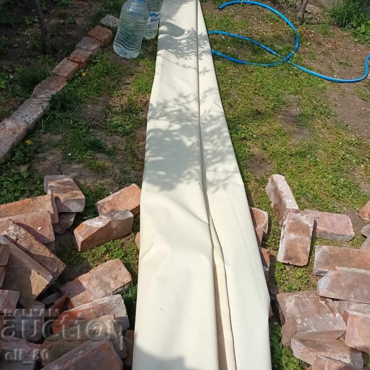 Доставка на брезент за навес гумиран правен е по поръчка 4 х 3