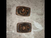 μεταλλικά λιοντάρια για πόρτα