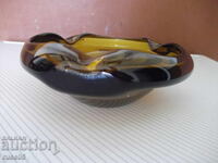 Пепелник стъклен от соца