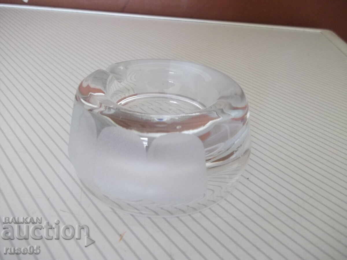 Auction  Glass ashtray