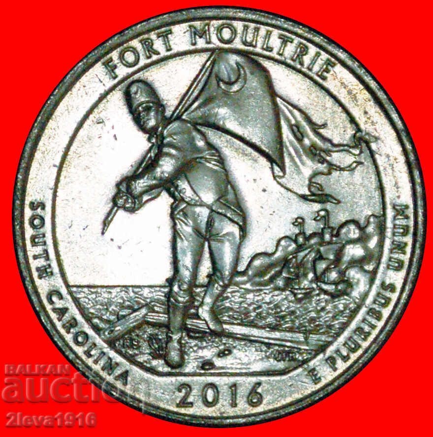 Ⰺ DISCOVERY FLY ON PANTS: USA ★ 1/4 DOLLAR 2016D SHIPS UNC!