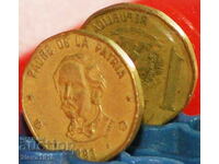 КАНАДА НЕОБИЧАЙНО ИЗЛИШЪК: ДОМИНИКАНСКА РЕПУБЛИКА★1 ПЕСО 1993!