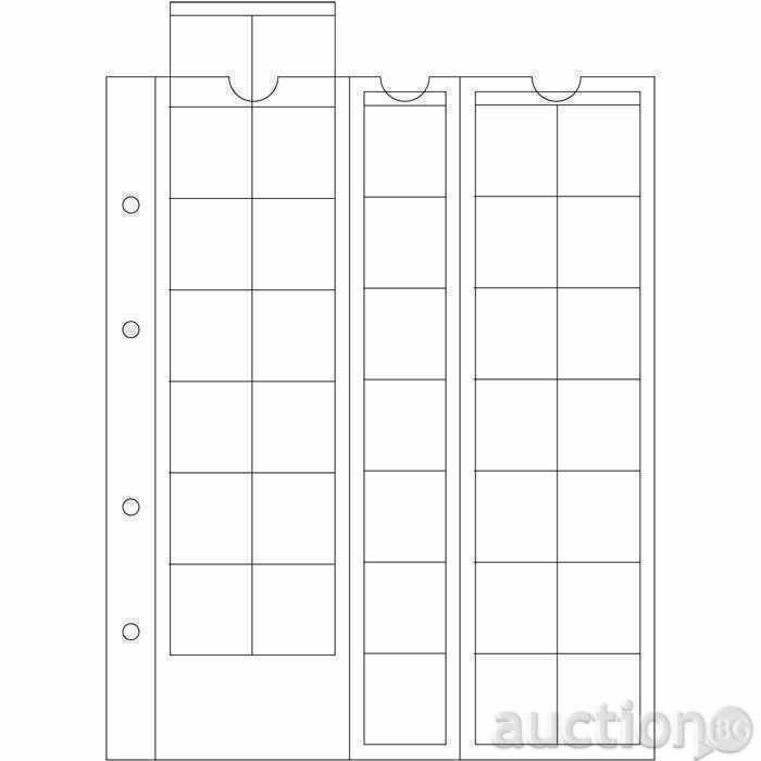 Foi OPTIMA pentru 35 de monede - până la 27 mm