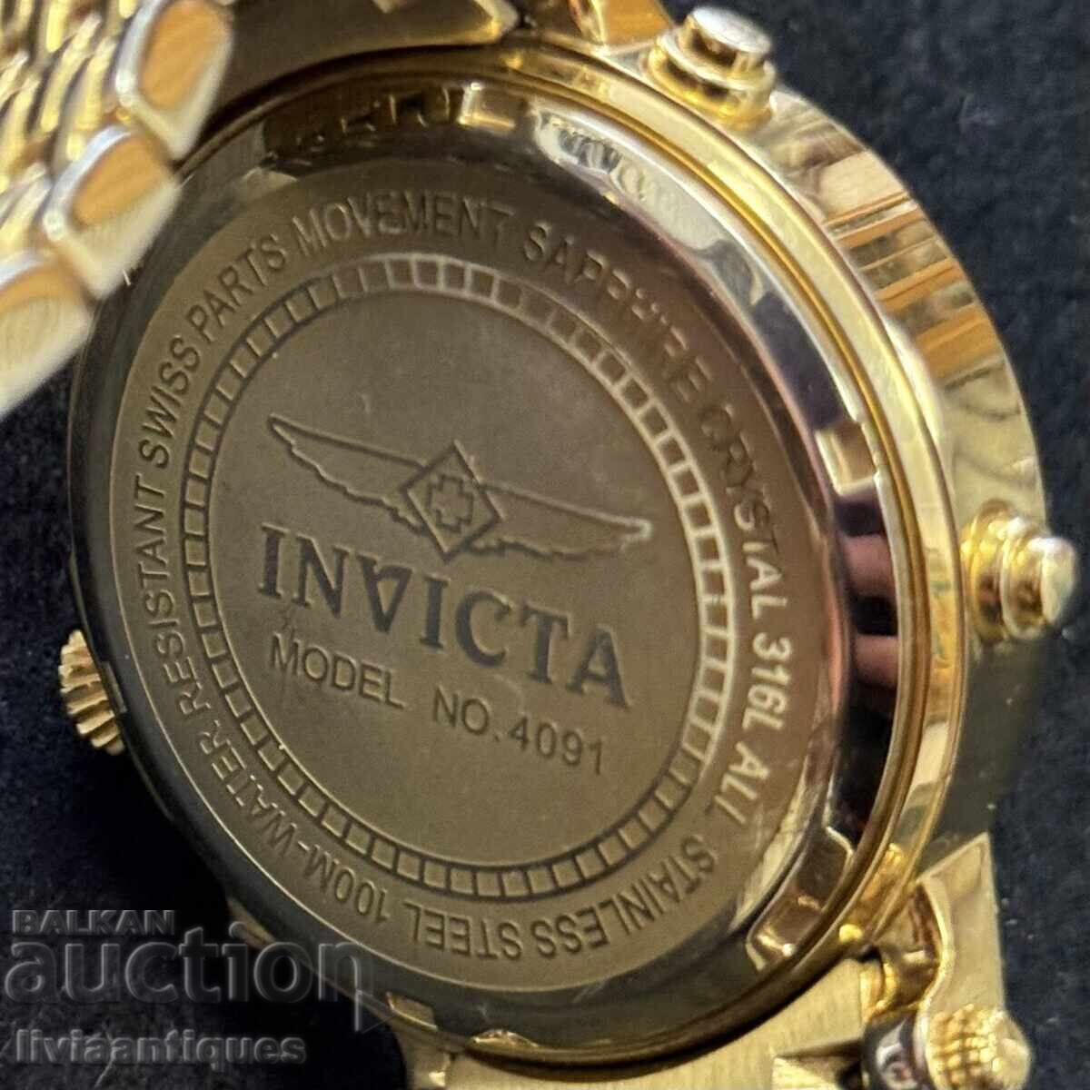 Ceas bărbătesc elegant Invicta Model No. 4091 cu preț € 100.00 | 195.58 BGN