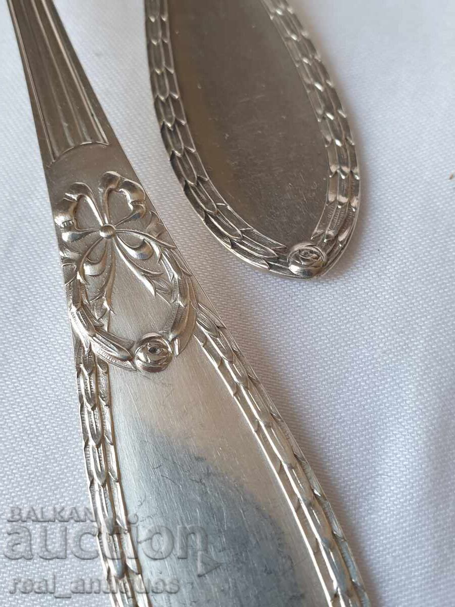 Licitație Set linguri placate cu argint