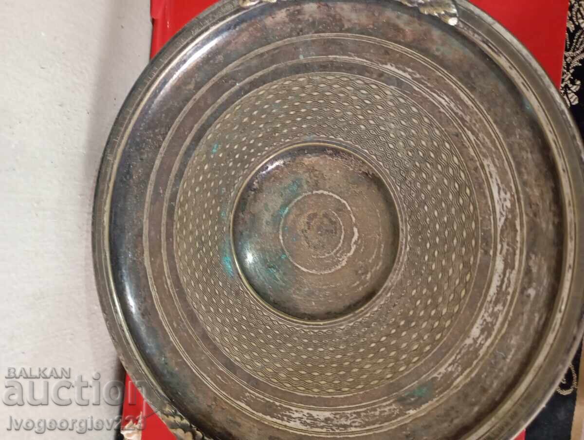 Παράδοση Ασημένιο μπολ, φρουτιέρα Art Deco