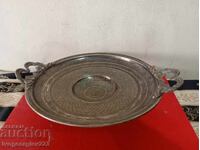 Silver-plated bowl, fruit bowl Art Deco