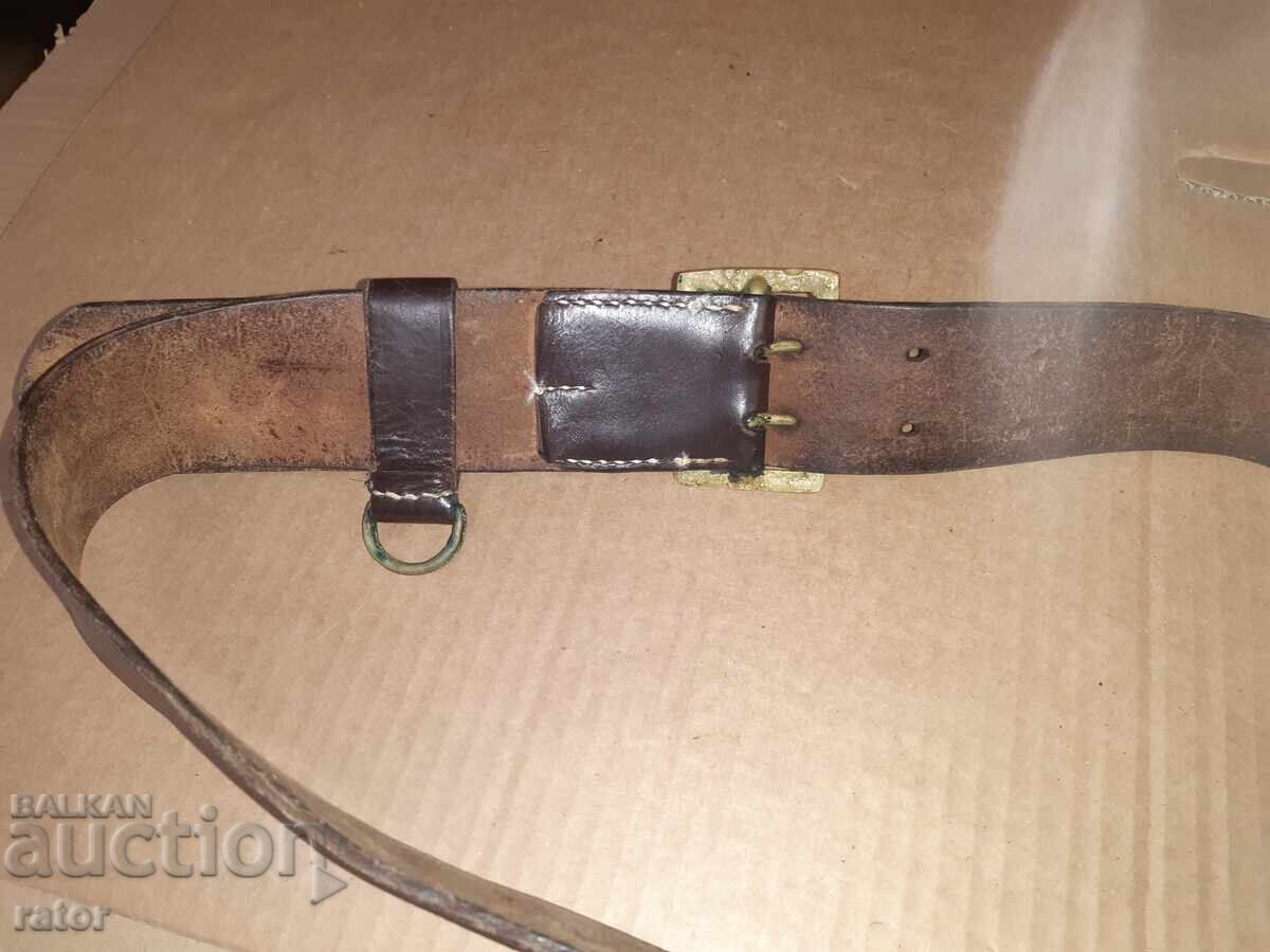 Centură veche de ofițer de paradă militară, uniformă - 5
