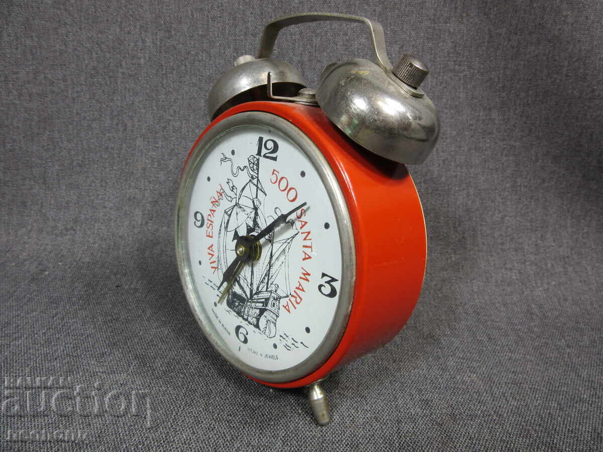СТАР РЕТРО СОЦ СССР МЕХАНИЧЕН ЧАСОВНИК БУДИЛНИК ВИТЯЗЬ с цена € 20.00 | 39.12 лв.