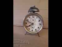 Old rare MUNIHEIM alarm clock, working, Kingdom of Bulgaria