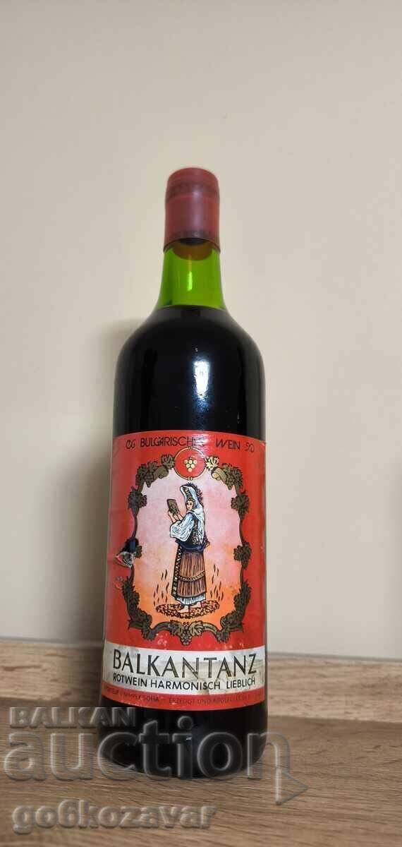 Винтидж вино BALKANTANZ 70-те – експорт Германия