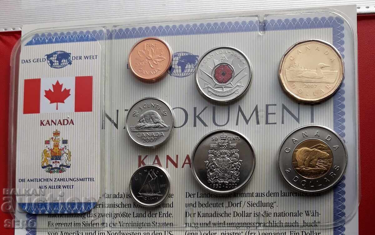 Канада СЕТ 2002-2007 от 7 монети с цена € 12.00 | 23.47 лв.