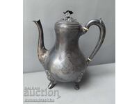 Victorian silver-plated teapot