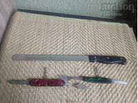 Lot of retro knives for restoration – from the socialist era + large knife