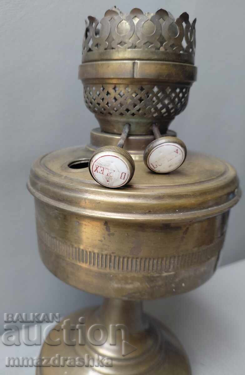Old brass lamp