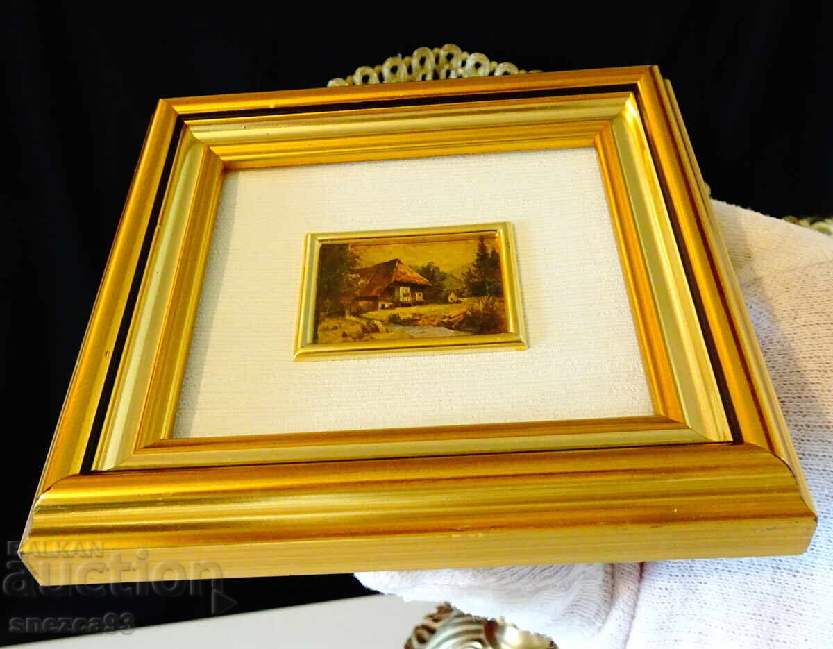 Πίνακας, λιθογραφία 960% φύλλο χρυσού, πιστοποιητικό - 5