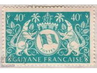 Guyana Franceză-1945-Definitive-stema coloniei, MLH