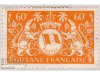 Guyana Franceză-1945-Definitive-stema coloniei, MLH