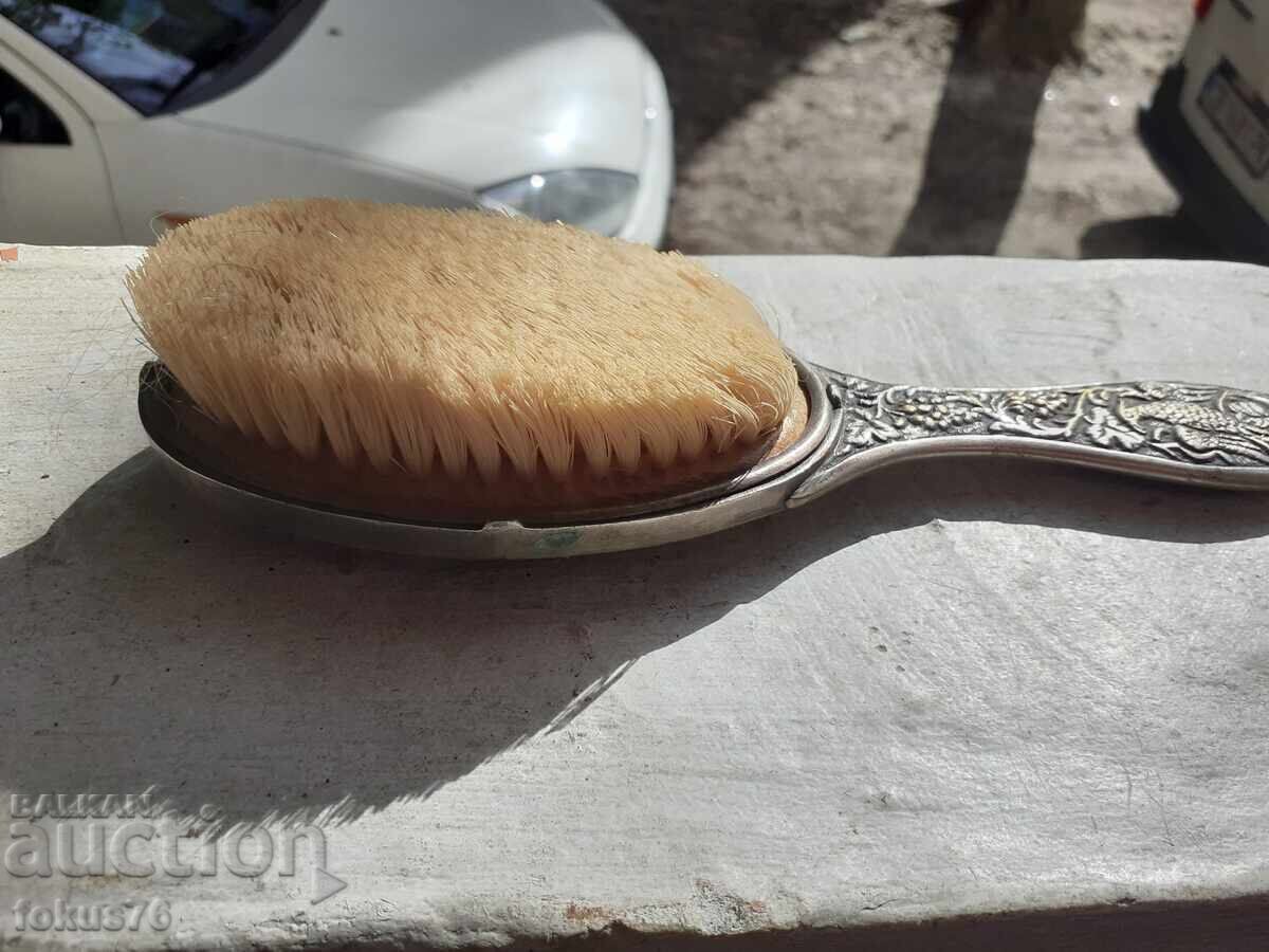 Livrarea Perie veche grecească pentru haine, bronz, vultur bicefal